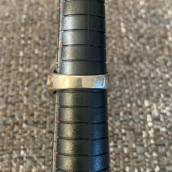 ✨Host Pick✨ Sterling Silver clear quartz grey doublet ring sz 7 - Picture 3 of 4